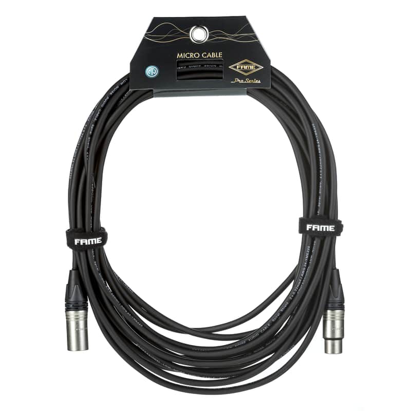 Fame Pro Series x Neutrik Mikrofonkabel 10 m - Microphone Cable image 1