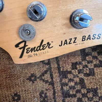 Fender Jazz Bass 3-Bolt Neck , early seventies image 3