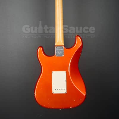 Fender Custom Shop Limited Edition 64 Stratocaster Candy Tangerine Red 2009 Used (COD 29UG) image 12
