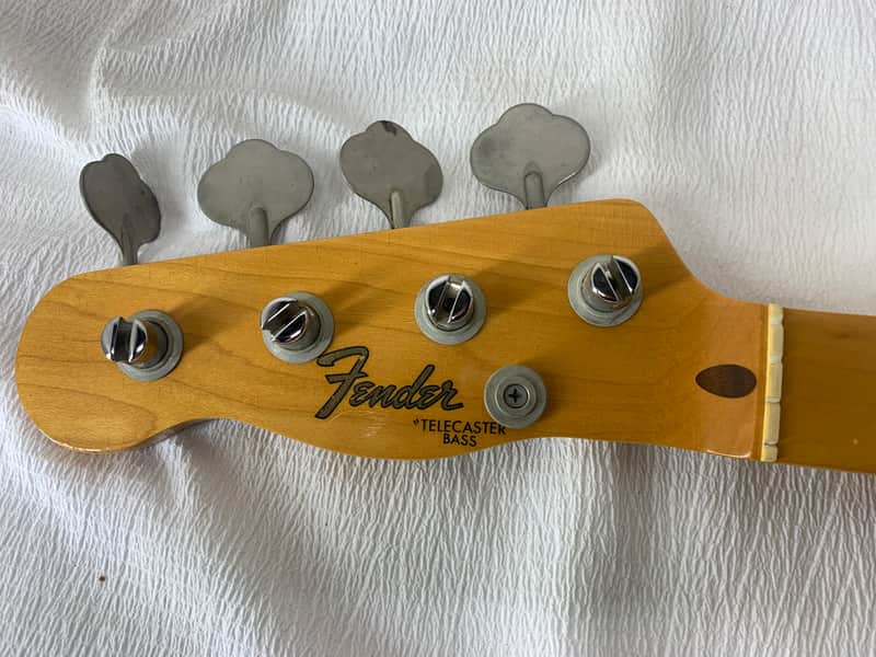 Fender Telecaster LEFTY Bass Maple One Piece Neck 1968 - Natural Lacquer image 1