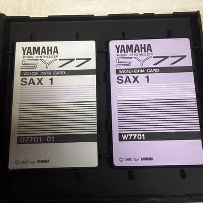 Yamaha SY77 SOUND CARD SET SAX1 S7701 D7701-01 W7701 image 3
