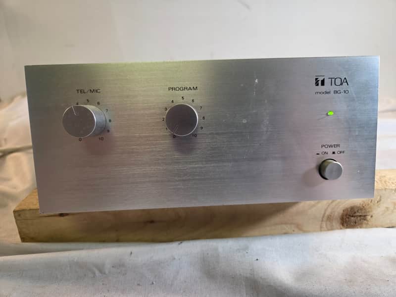 TOA BG-10 All-Purpose 2-Channel Compact Mini Audio Mixer Power Amplifier Works image 1