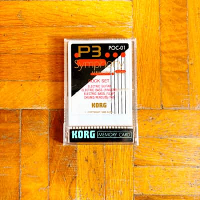 **VERY RARE** Korg POC-01 Symphony (Rock Set) - Memory Card for Korg P3 piano module expander! image 8