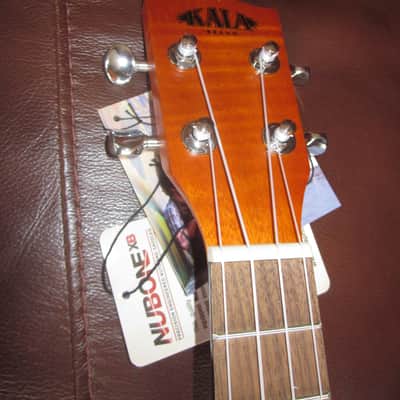Kala KA-CEM Concert Ukulele Exotic Mahogany Amber Satin image 3