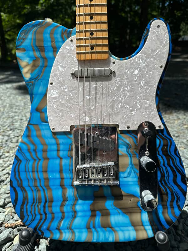 Fender FSR Swirl Telecaster Standard - Limited Edition 2013 - Blue Swirl image 1