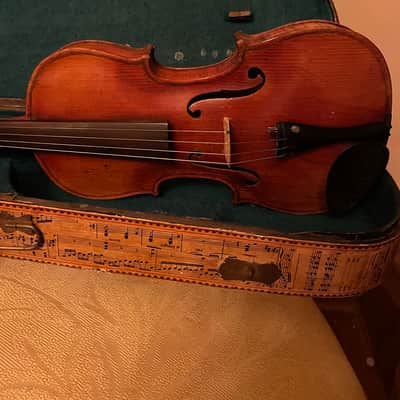 Beautiful French Violin  Most likely Mirecourt, France   1890 Light Brown image 9
