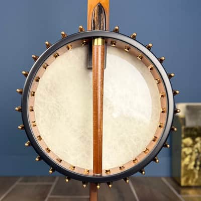 Limited Edition Ome Jasmine 12" 5-String Curly Maple Banjo with Mahogany Neck & Rolled Brass Tone Ring (only 25 made) image 4