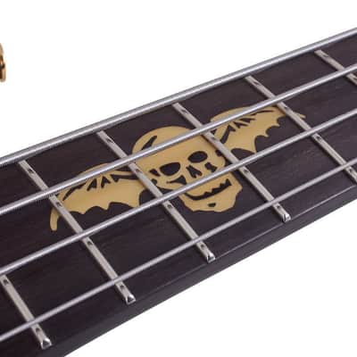 Schecter Johnny Christ Signature Bass SBK Satin Black New + Free gig bag image 5
