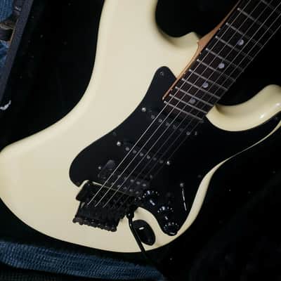 Kramer American Pacer Super Strat 1987 Aged White image 6
