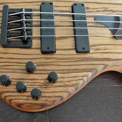 TUNE HatsunTWB43 ZW - 4 String Active Bass with Zebra Wood Top. Sale Priced!! image 4