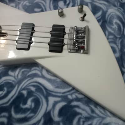 Yamaha  Explorer EBX-1 1985 - White MIJ image 4