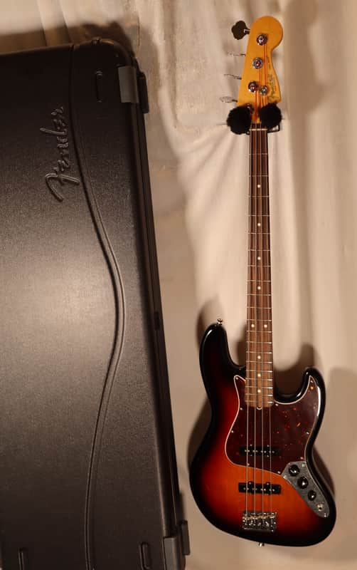 Fender American Professional II Jazz Bass Sunburst Rosewood Fretboard with deluxe hardshell case + COA 2025 image 1