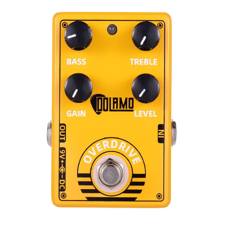 Dolamo D-8 Overdrive Guitar Effect Pedal W/ Bass Treble Gain Level Controls NEW image 1