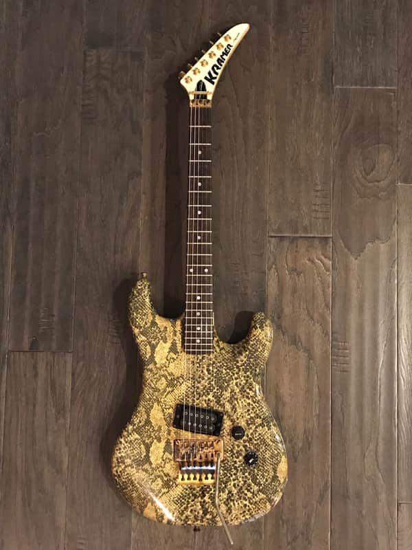 Vintage '80s Kramer Baretta Custom Snakeskin Guitar - Must Read! image 1