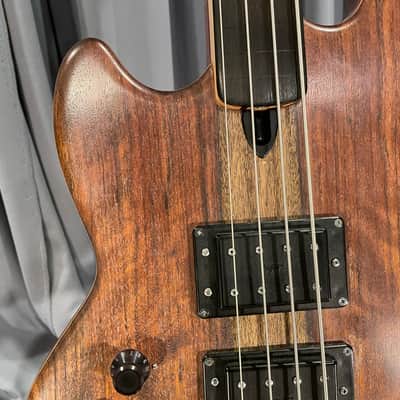 Wal Custom 1983 MKI Mark1 Fretless Bass Left Handed With Flamed Hydua Facings (Original Owner) image 8
