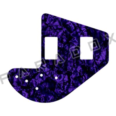 Custom Pickguard For 1975 - 1983 Made in America Gibson Ripper Bass - Purple Pearl/Black/White/Black .090" image 1