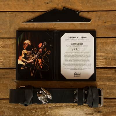 *Gibson Custom Adam Jones Flying V Custom Collector's Edition | Reverse Antique Silverburst image 9