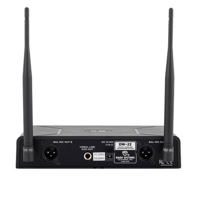 Nady DW-22 Dual Digital Wireless System With Two Lapel Microphones + Two Headset Microphones image 5