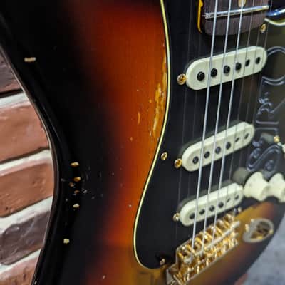 Fender Custom Shop Stevie Ray Vaughan Signature Stratocaster - Relic Faded 3-Color Sunburst image 6