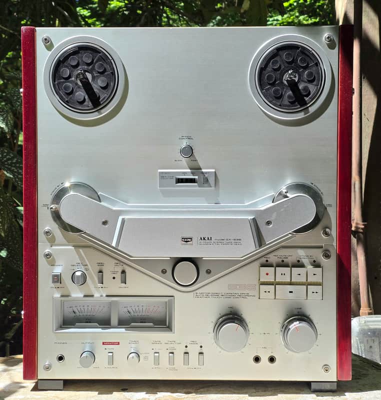 Akai GX-636 Pro Serviced Open Reel 6 Head Tape Recorder LED Upgrade, Custom Panels image 1