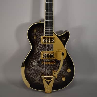 Gretsch G6134TG Limited Edition Paisley Penguin 2023 Black Paisley image 2