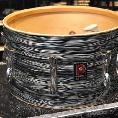 Vintage Premier 8x14 Rack Tom Drum in Oyster image 1