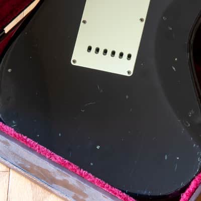 1996 MIJ Squier Vista Super-Sonic w/ Hardshell Case image 11