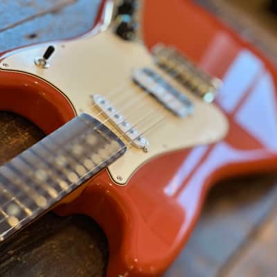 Fender Japan Limited Edition MIJ Cyclone Fiesta Red w/ Docs MIJ image 6