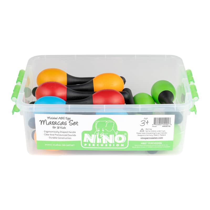 Meinl Nino Molded ABS Egg Maraca Set Bild 1