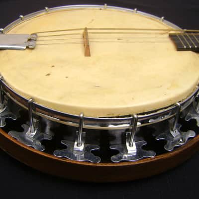 RARE Vintage 1920s Melody Major Banjolin (Banjo Mandolin) With Original Case  Natural image 10