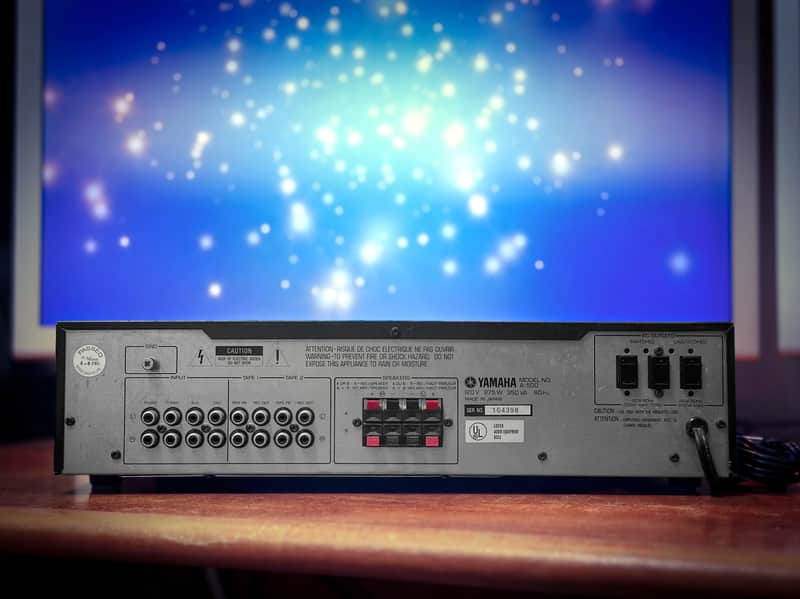 Yamaha A-500 Vintage Stereo Integrated Amplifier | MM/MC Phono