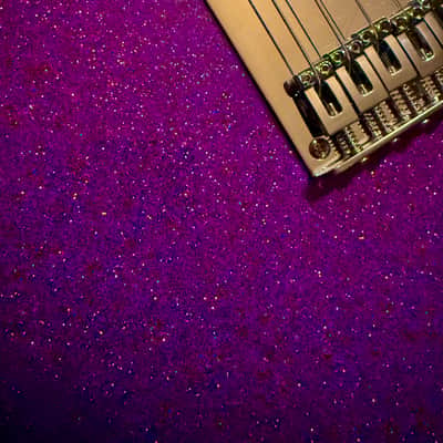Leo Jaymz Popcaster Tele Sparkle Purple image 4