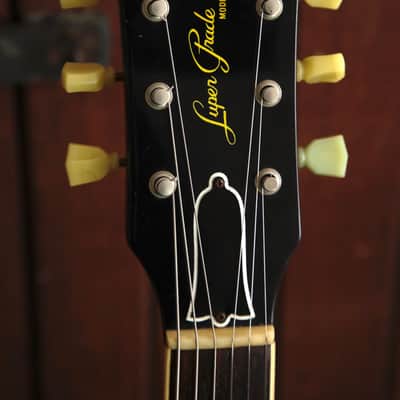 Burny Super Grade LP Style Ebony Electric Guitar Made in Japan Pre-Owned image 3