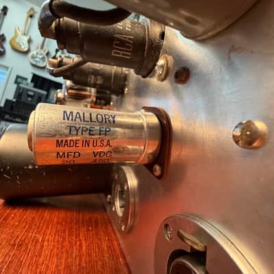 1950’s RCA BA-4C tube amplifier line preamp microphones Rehoused and fully serviced in an old GE chasis image 13