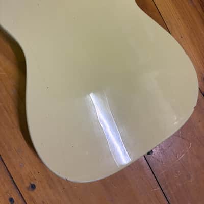 Used 1970s National Telecaster Copy Rosewood Fingerboard Vintage White image 9