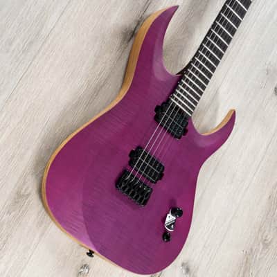 Mint Schecter John Browne Tao-6 Guitar, Ebony Fretboard, Satin Trans Purple image 2
