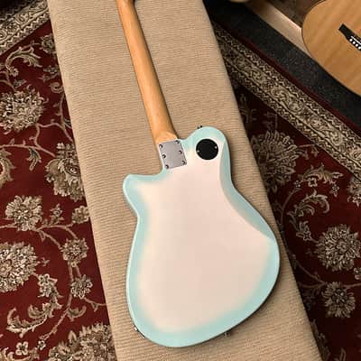 Reverend Double Agent OG Chronic Blue Burst Guitar image 6