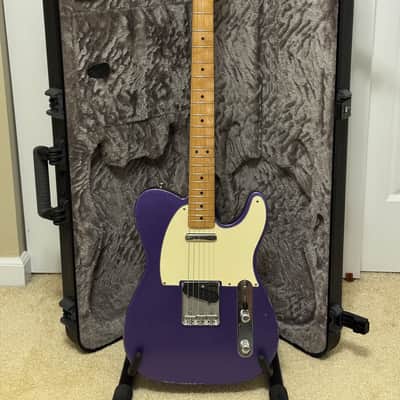 Fender Road Worn '50s Telecaster 2019 - Purple Metallic with Fender hard case image 2