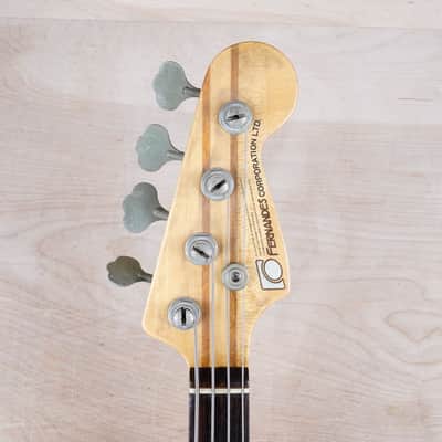 Fernandes BO-50 Bass MIJ 1970s Natural Neck-Through Vintage Made in Japan w/ Bag image 21