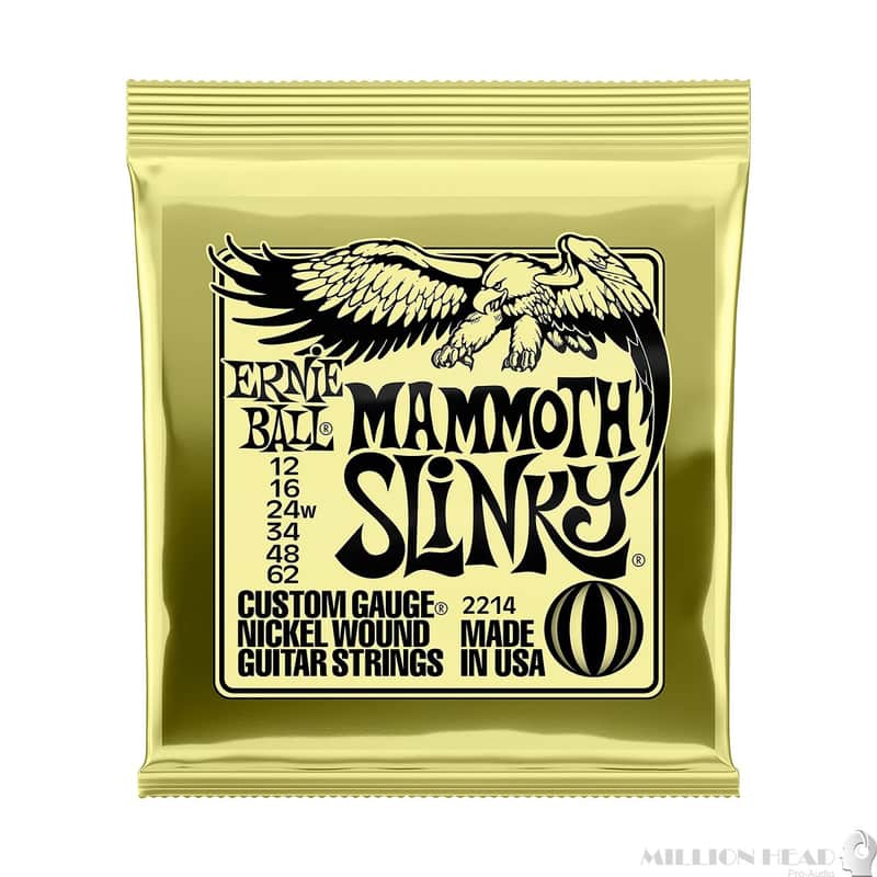 Ernie Ball Mammoth Slinky 2214 Nickel Wound Electric Guitar Strings 12-62 image 1
