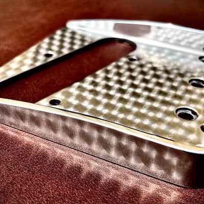 Van Dyke-Harms Hybrid Telecaster Bridge, Engine Turned 2023 - Engine Turned image 3
