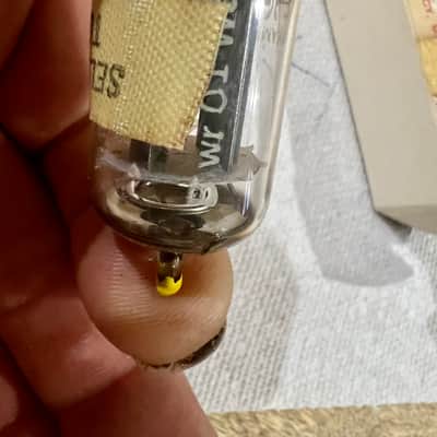 Rare yellow tip Telefunken Ecc83 12ax7 - 803s Special Labratory Select Medical image 4