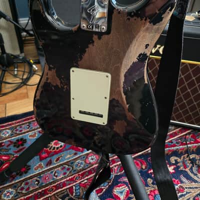 Fender Custom Shop Michael Landau '68 Stratocaster Relic 2022 - Black image 4