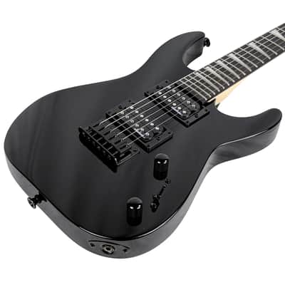 Jackson JS Series Dinky Minion JS1X, Amaranth Fingerboard, Gloss Black (Used) image 5