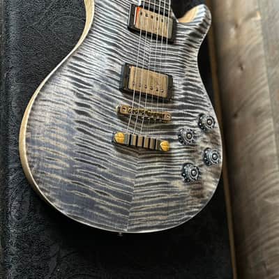 PRS Wood Library McCarty 594 Flamed Maple 10 Top, Swamp Ash Back, Stained Flamed Maple Neck, Bound Ebony FB - Satin Charcoal 418878 image 17