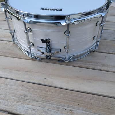 Highwood Snare Drum 1976 Legacy Beech 14x6 2015 - Vintage Cream Oyster image 2