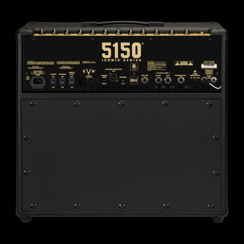 EVH 5150 Iconic Series EL34 40-watt 1x12 Combo Amp - Black/Gold image 1