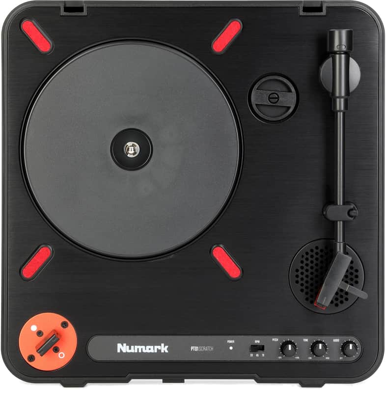 Numark PT01 Scratch Portable Turntable with DJ Scratch Switch | Reverb