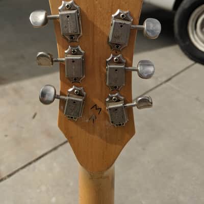 Mosrite Ventures II - 1965 - Wood Color - with Original Case image 15