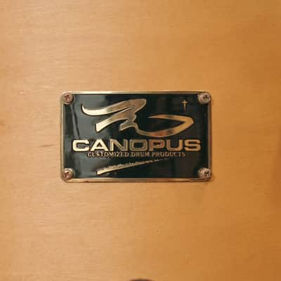 Canopus 12/14/18" RFM Maple Drum Set - Natural Oil image 4